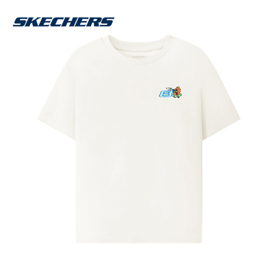 SKECHERS(斯凯奇)|（新款）2026秋中性童短袖衫 L226K083-0074