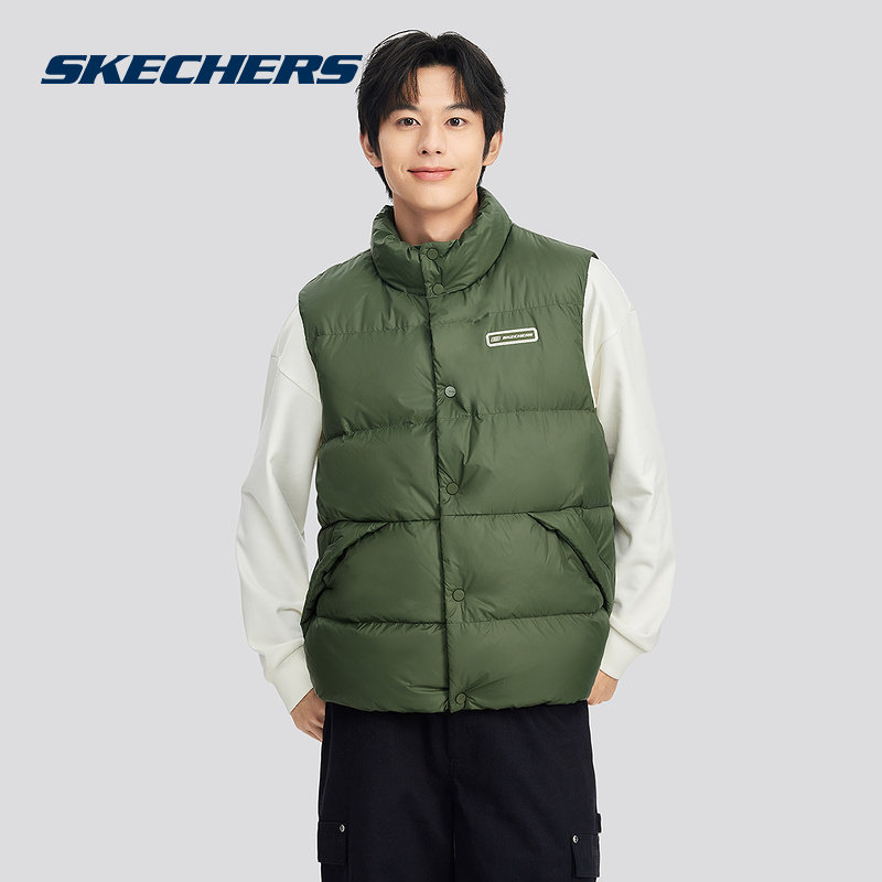 SKECHERS斯凯奇运动2024冬中性羽绒服 L424U046-031F