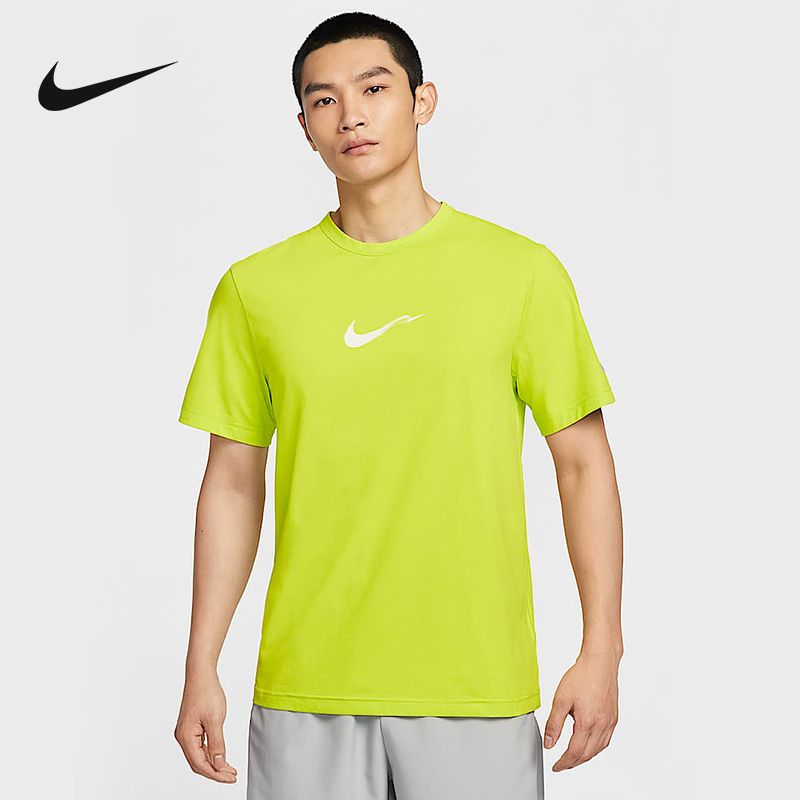 Nike耐克官方运动2025夏男短袖针织衫 HV4882-389