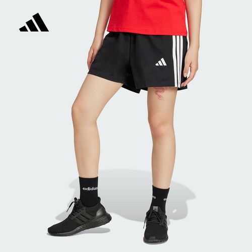 adidas阿迪达斯官方运动2026夏女针织短裤 JD0908