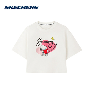 SKECHERS(斯凯奇)|（新款）2026秋女童短袖衫 L326G026-00QF