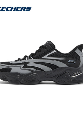 斯凯奇运动2025秋男休闲鞋 118332-BKGY