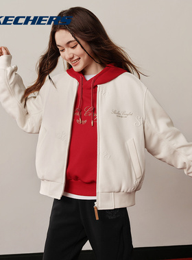 SKECHERS斯凯奇运动2026春女棉服 L126W009-01B4