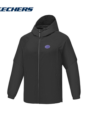 斯凯奇运动2025夏男梭织外套 L225M082-0018