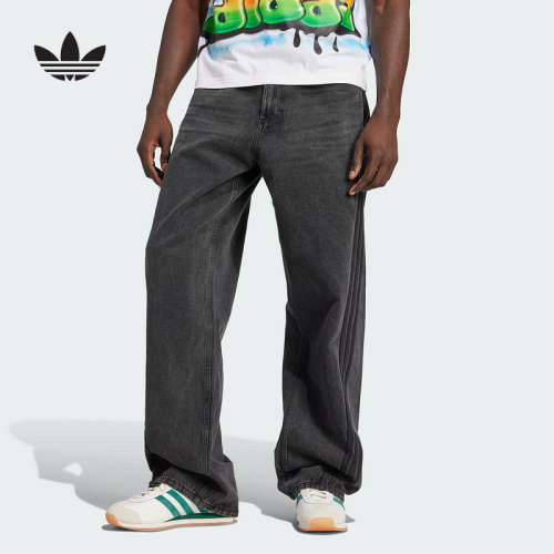 adidas阿迪达斯官方运动2025春男牛仔长裤 JY6291