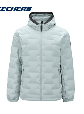 SKECHERS斯凯奇运动2024冬男短羽绒服 P424M012-01MZ