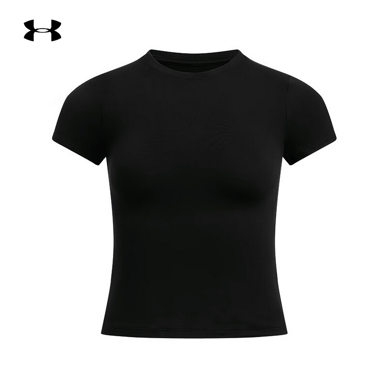 UNDERARMOUR安德玛官方运动2025S/S女短袖T恤 6000341-001