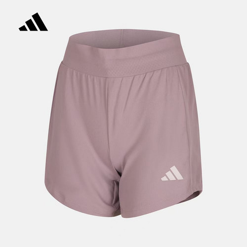 adidas阿迪达斯2026夏女3D COOL PACER2运动休闲针织短裤 KS1413