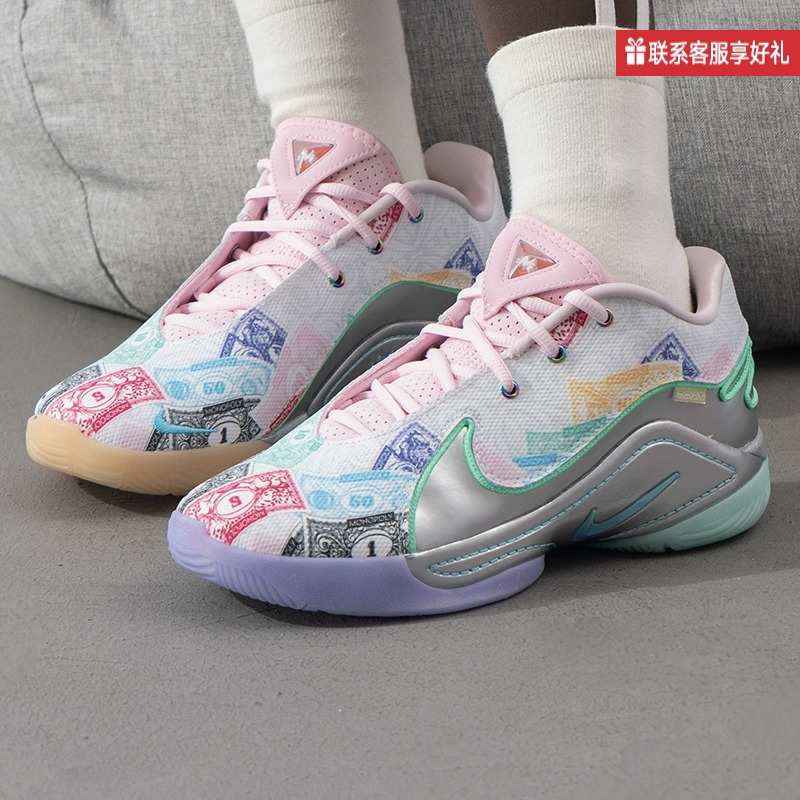 NIKE耐克篮球鞋女鞋24冬