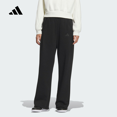 adidas阿迪达斯官方运动2025冬女针织长裤 KC0040