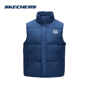 斯凯奇运动2025冬中性羽绒背心 04PT L425U025