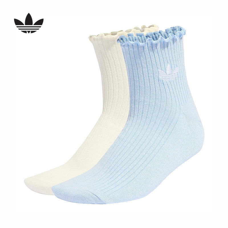 adidas阿迪达斯官方运动2026春女两双装袜子 KD8368