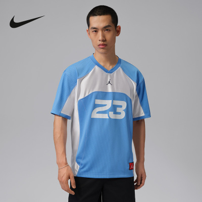 NIKE耐克夏季男子T恤球场透气宽松短袖运动休闲针织衫 IF1914-412
