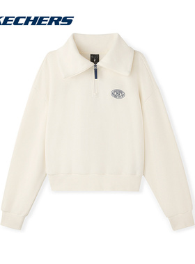 斯凯奇运动2025冬女卫衣 L425W035-01B4