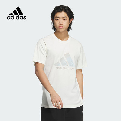 adidas阿迪达斯官方旗舰2024夏男短袖T恤 JP4584