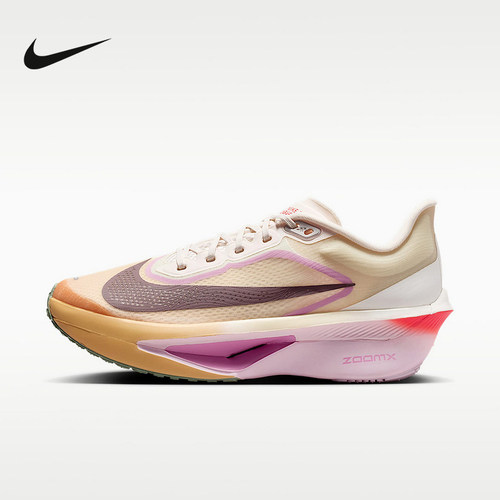 耐克女鞋ZOOM FLY 6马拉松碳板运动鞋竞速专业跑步鞋FN8455-106