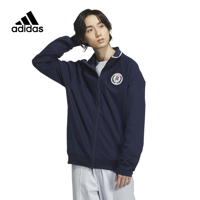 adidas阿迪达斯休闲春季新款轻运动运动夹克外套男装JE3634