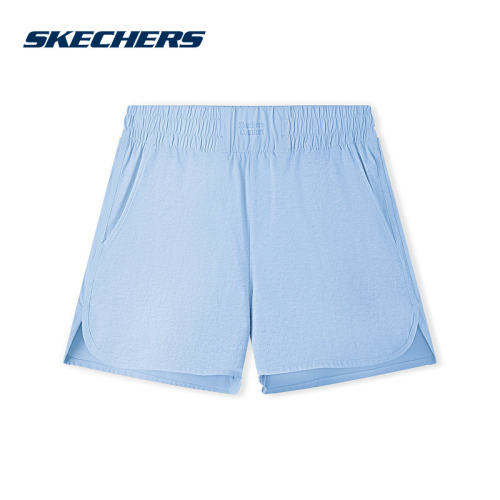 Skechers斯凯奇夏季女士休闲舒适宽松时尚百搭梭织短裤 L225W079