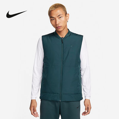 NIKE耐克男子棉衣2023冬季新款运动保暖背心棉服棉马甲FB7554-328