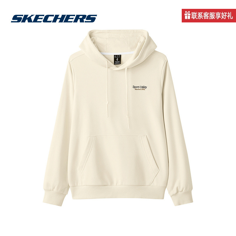 斯凯奇运动2025冬女连帽卫衣 L424W088-046L