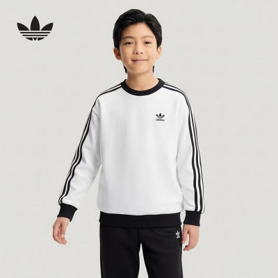 adidas阿迪达斯官方运动2026春男大童长袖上衣 KW1186
