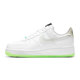 CT3228 100 Nike耐克Air 女鞋 Force 1空军一号AF1白绿夜光笑脸板鞋