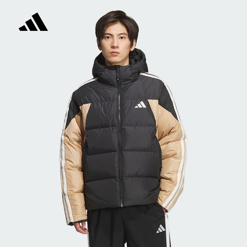 adidas阿迪达斯官方运动2025冬男短羽绒服 KC2495