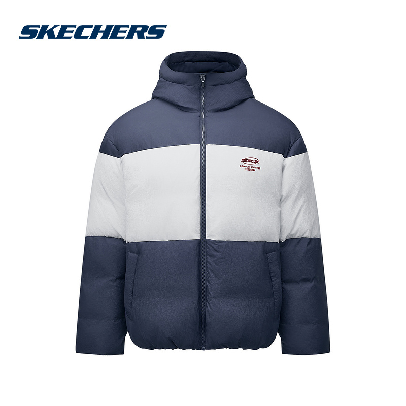 SKECHERS斯凯奇运动2024冬中性短羽绒服 P424U027-002Z
