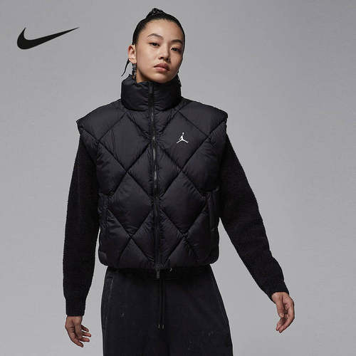 Nike耐克官方运动2025冬女棉背心 HV0414-010