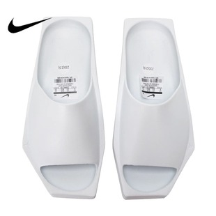 一字拖透气防滑凉拖DQ8992 Nike耐克女子拖鞋 夏季 白色平底鞋 100