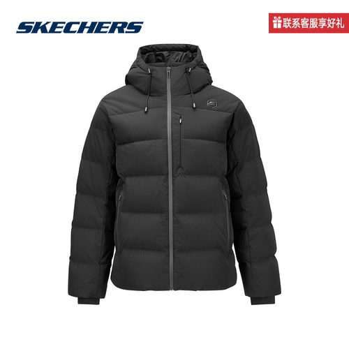 斯凯奇运动2025冬男短羽绒服 P424M016-0018