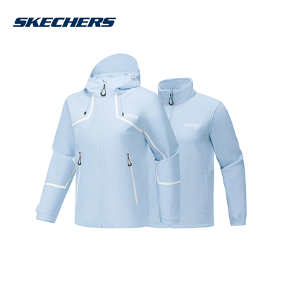 斯凯奇运动2025冬女梭织外套 P425W189-022G