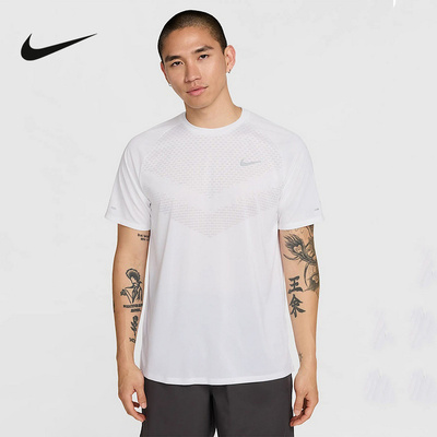 Nike耐克官方运动2025夏男短袖针织衫 HV5204-100