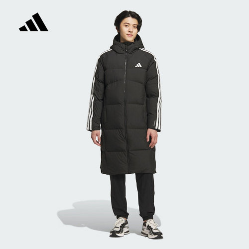 adidas阿迪达斯官方运动2025冬男长款羽绒服 KC2498