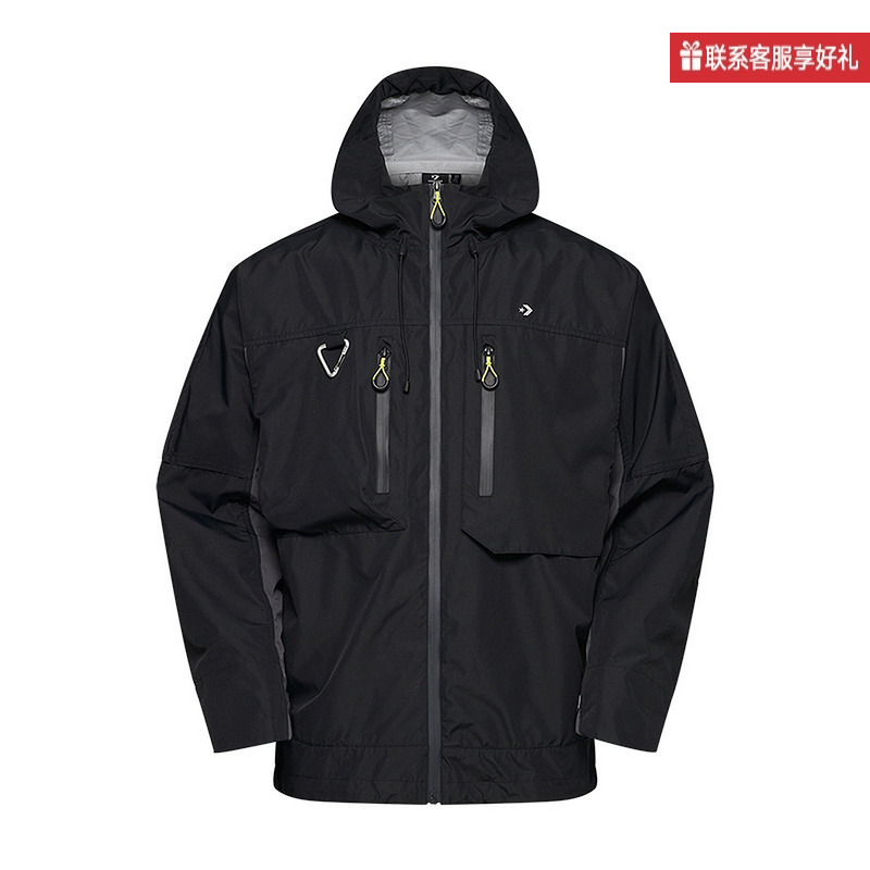 Converse匡威2025春男梭织连帽防风夹克运动休闲外套10028121-A01