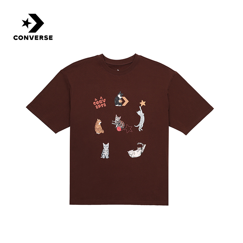 匡威Converse官方运动2025秋女短袖T恤 WCH662-J9T