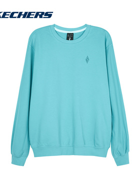 SKECHERS斯凯奇运动2024秋男针织套头卫衣 L124M034-00Y0