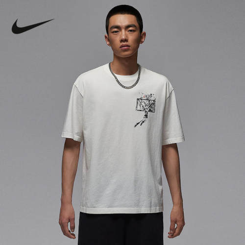 Nike耐克官方运动2025秋男短袖针织衫 IB3298-133