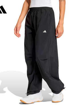 adidas阿迪达斯官方运动2026春女梭织长裤 KS8563