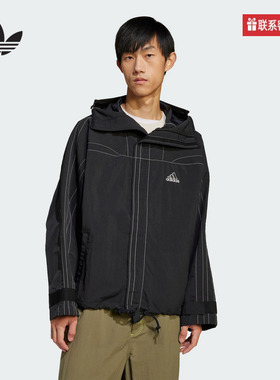adidas阿迪达斯官方运动2025春男梭织夹克 JD5419