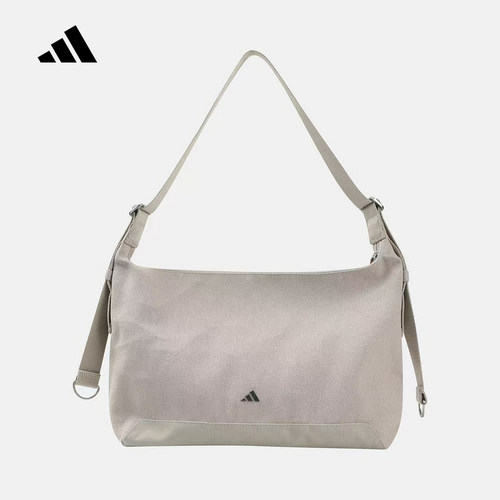 adidas阿迪达斯26新款女子CANVAS BAG M运动休闲单肩包挎包LE2053