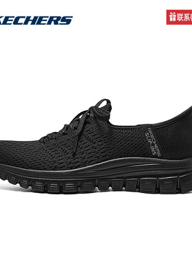 斯凯奇运动2025秋女休闲鞋 100736-BBK