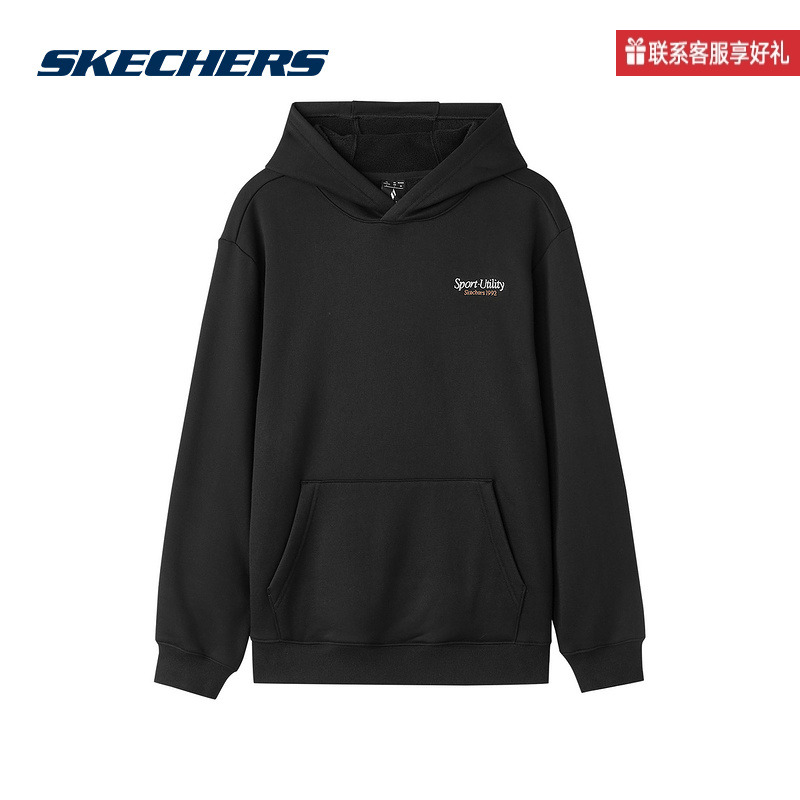 斯凯奇运动2025冬男连帽卫衣 L424M023-0018