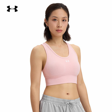 UNDERARMOUR安德玛运动2025S/S女运动BRA 1384419-647