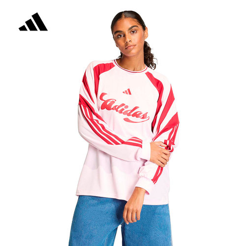 adidas阿迪达斯官方运动2026春女长袖T恤 JY7640