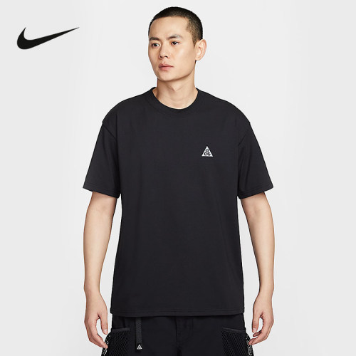 Nike耐克官方运动2025夏男短袖针织衫 IF0371-010