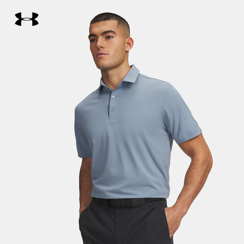 安德玛（UNDERARMOUR）|（新款）2026F/W男短袖POLO 6009652-448