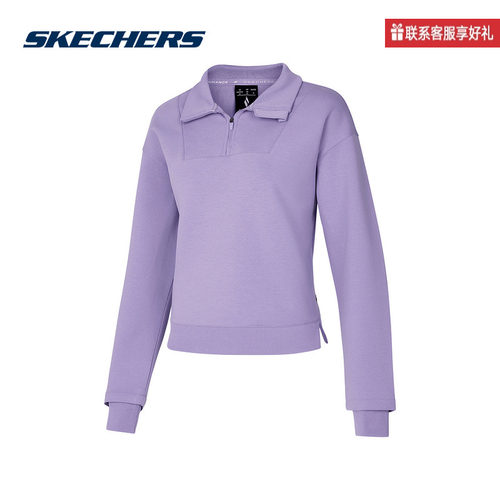 斯凯奇运动2025春女卫衣 P125W023-049Y