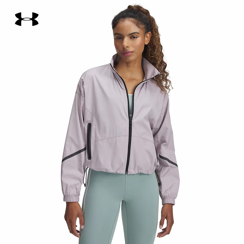 UNDERARMOUR安德玛官方运动2025S/S女梭织夹克 1389677-009