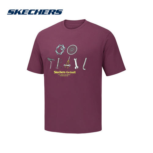 SKECHERS(斯凯奇)|（新品）2026秋男短袖衫 P326M067-01G8